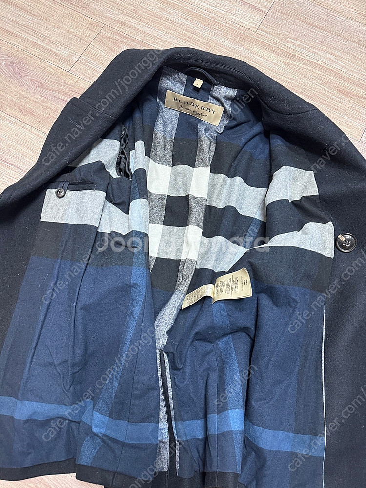 버버리 클래식 피코트. (네이비색상. M사이즈)--2