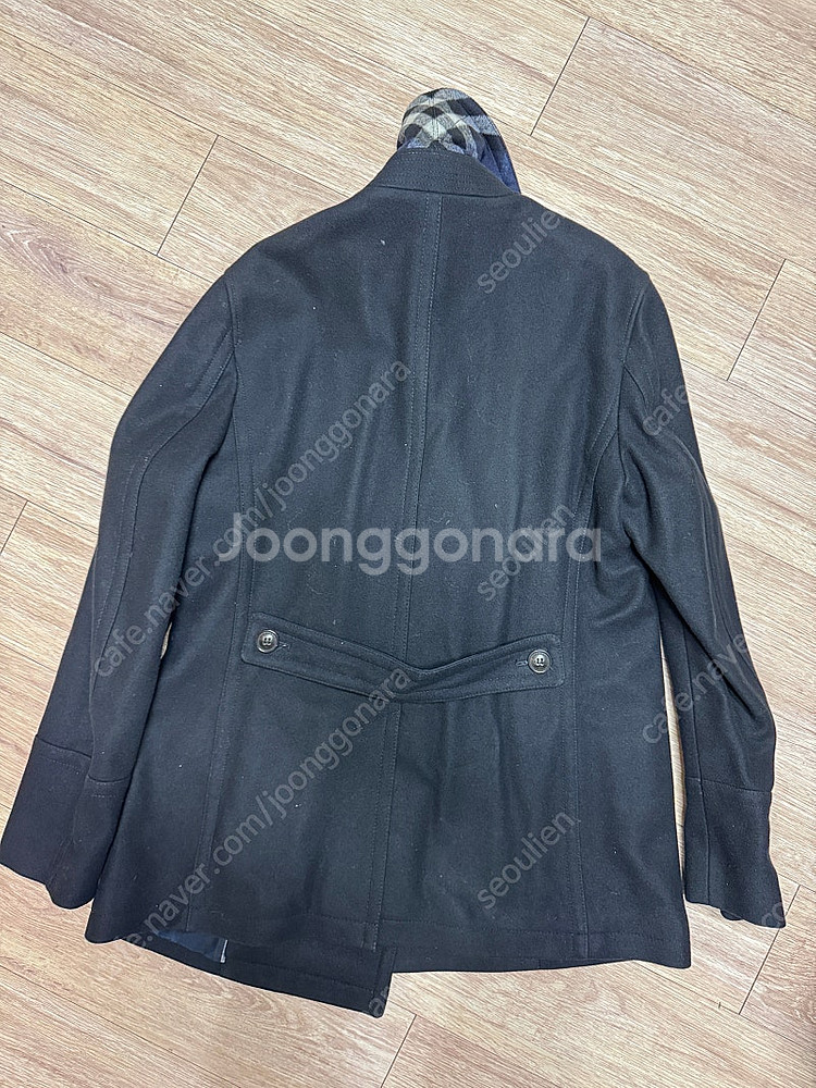 버버리 클래식 피코트. (네이비색상. M사이즈)--3