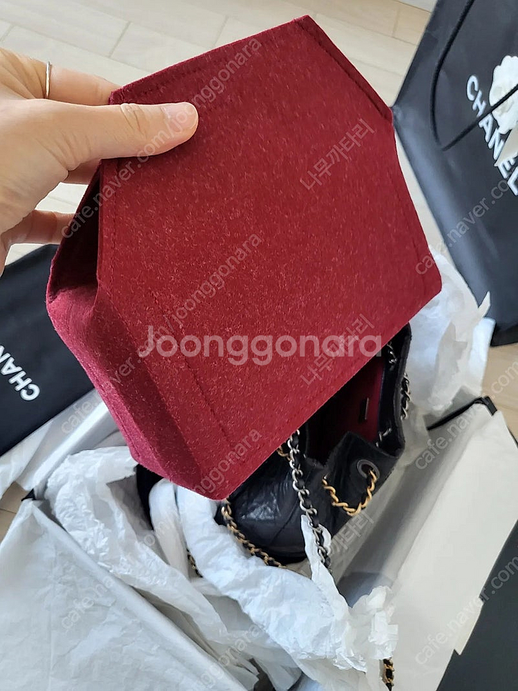 샤넬 가브리엘 백팩 스몰 블랙 새상품(정품)A94485 내장칩--8