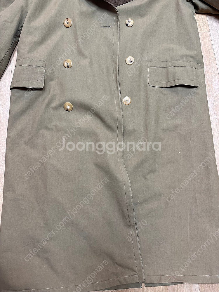 조르지오 아르마니 스웨이드 롱코트--5