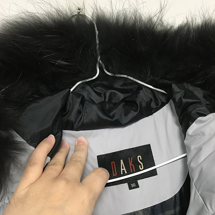 닥스 여성 라쿤 구스 패딩 90 이미지