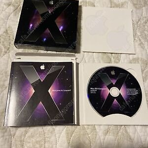 애플 os x 10.5 레오파드 정품 CD