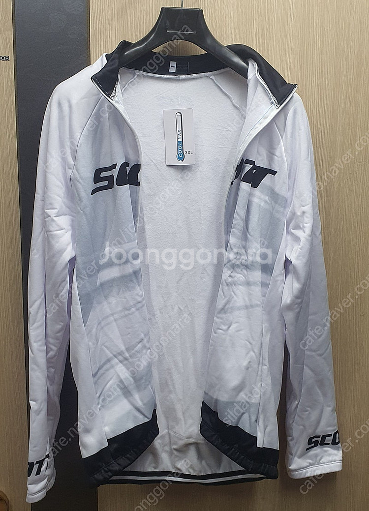 남성 자전거 사이클링 기모 저지 상.하의 세트 XXXL...--4