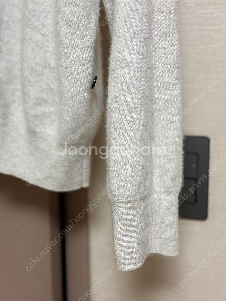 orr 오르 캐시미어 100 패디드 가디건 아이보리 (...--4