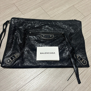 발렌시아가 BALENCIAGA 검정 클러치 백