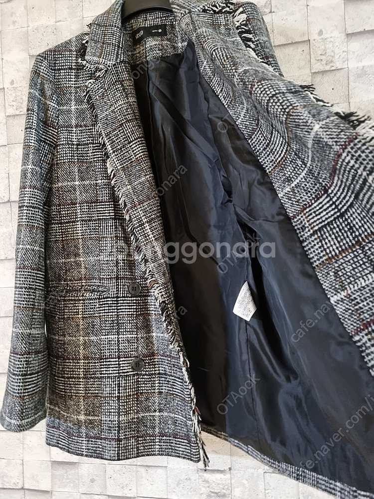 미쏘 체크그레이 자켓--4