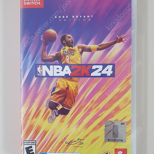 닌텐도스위치 NBA2K24 코비브라언트 팝니다.