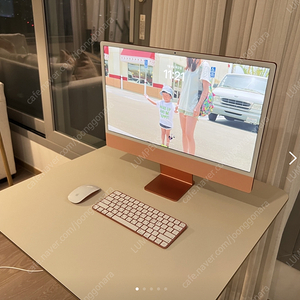 아이맥 24형 오렌지 imac 4.5K 2TB ssd 박스풀셋