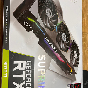 rtx 3070ti 슈프림 판매합니다.