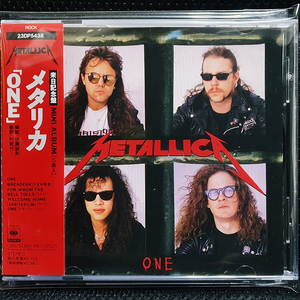 메탈리카 METALLICA ONE 일본반