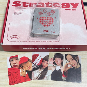 트와이스 팝업 틴케이스 포카 strategy 앨범 일괄