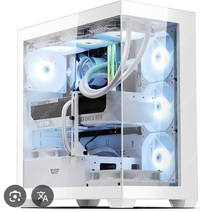 신동품 7800x3d 4080super aero white 본체