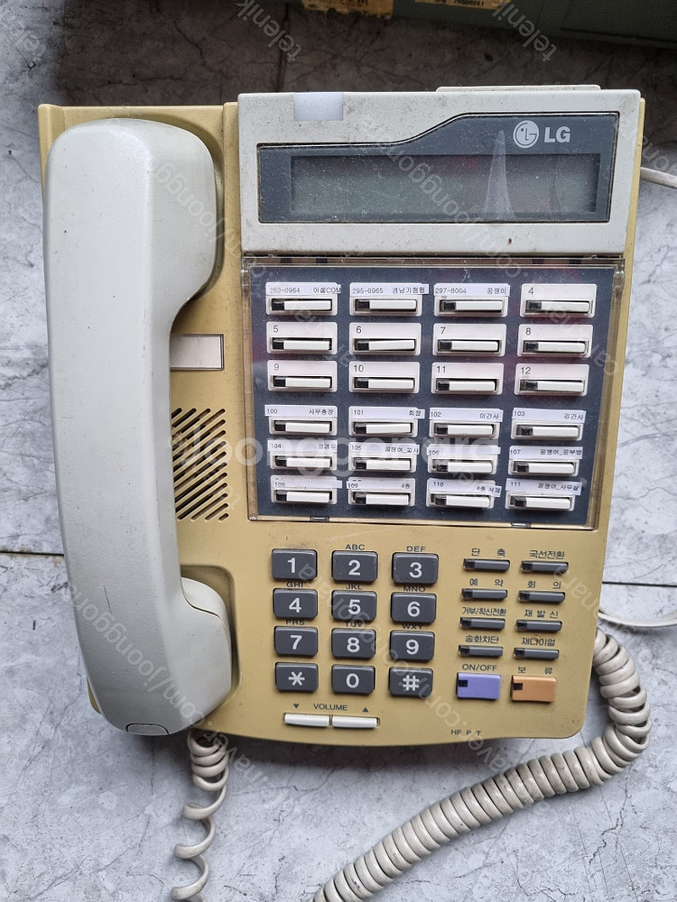 GK-50HB LG키폰주장치 와 키폰 전화기--3