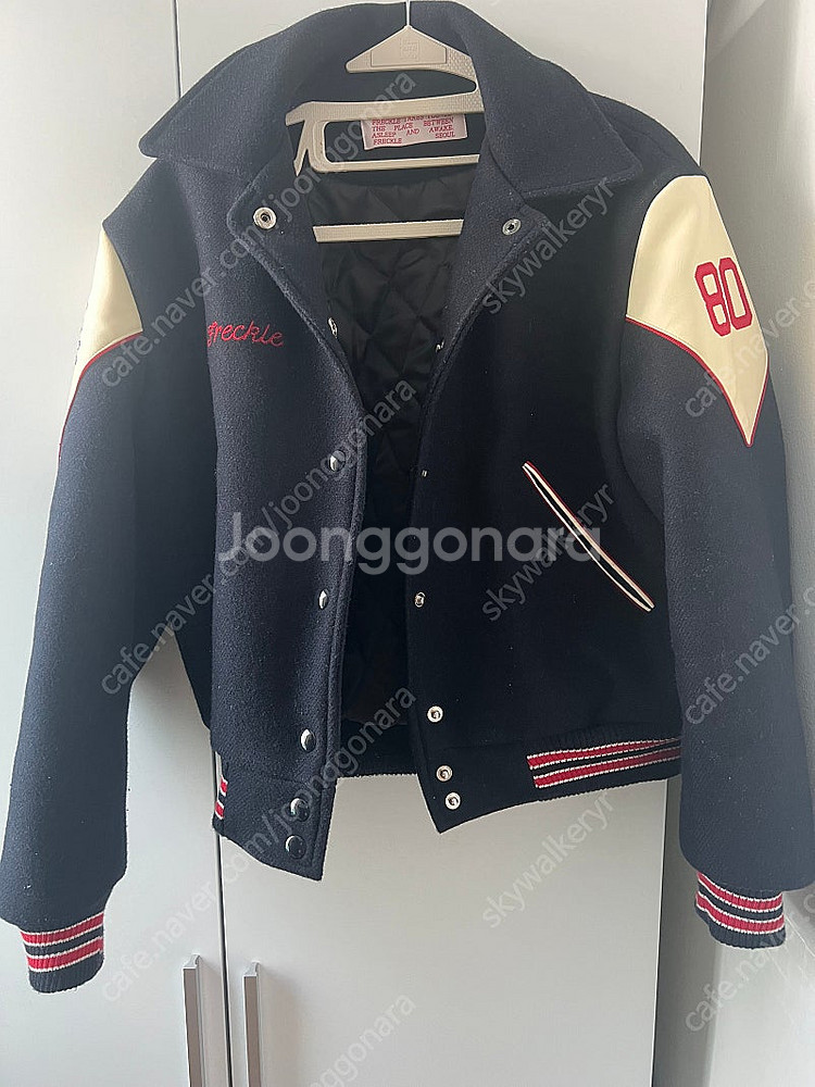 Freckle 프레클 바시티자켓 leather shou...--4