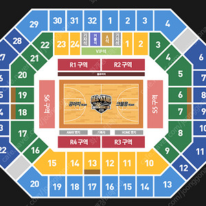 (R석 4연석 최저가)농구 올스타전 티켓 양도