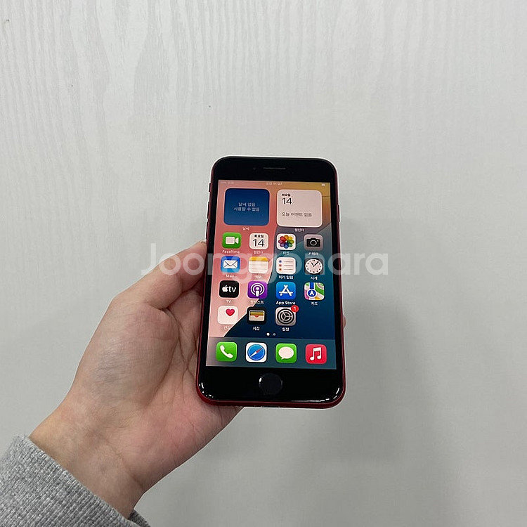 60227 아이폰SE3 레드 128GB 부산 중고폰 팝...--0