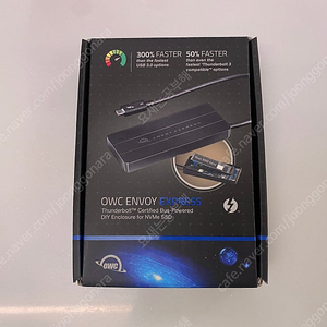 OWC 미개봉 nvoy Express Thunderbolt 3 썬더볼트 3 외장 SSD 케이스. 10만원