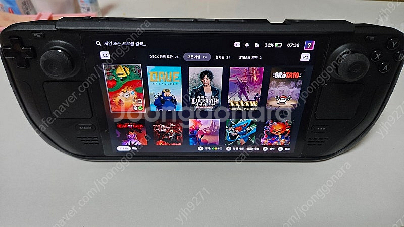 스팀덱 OLED 512GB 풀박스 RMA 8월--0