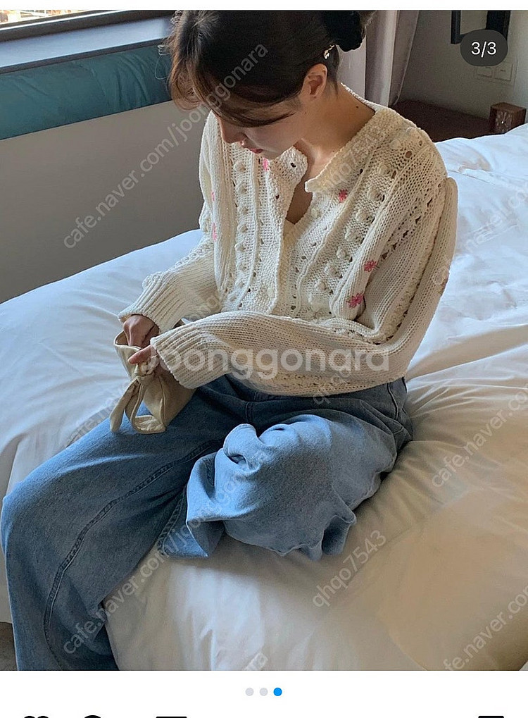 tanat fleur knit cardigan 타낫 플뢰르 니트 가디건--0