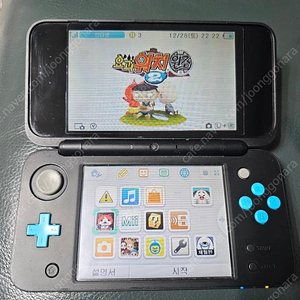 닌텐도 2ds xl 터콰이즈와 게임팩 4개 일괄 택포