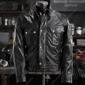 [L] 벨스타프 올리버 마운트 레더자켓 belstaff Olivers Mount pure motorcycle leather jacket