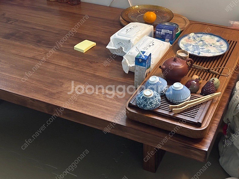 통원목 좌식 테이블 직구--3