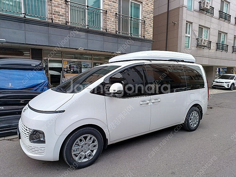 지붕위 밀착형 코토 일체형루프박스 어닝,윈드가드 당일재...--0