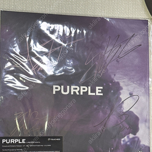 터치드 purple 퍼플 사인반 LP 미개봉