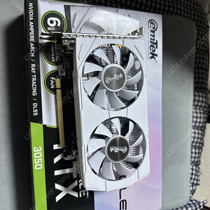 rtx 3050 6gb 무전원 (화이트) 미라클 팝니다