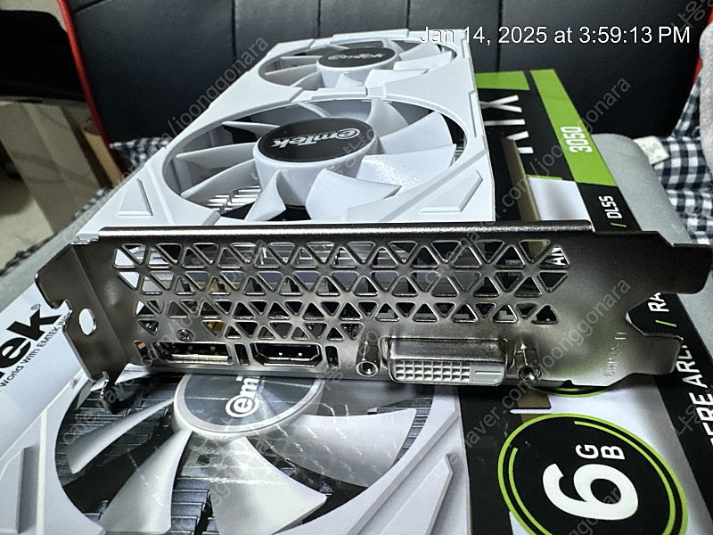 rtx 3050 6gb 무전원 (화이트) 미라클 팝니다--4