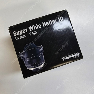 보이그랜더 (Super Wide-Heliar III) 15mm F4.5 라이카 m마운트