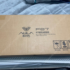 독거미 AULA F87 Pro 다크그레이 측각 8000mah 1회 타건품