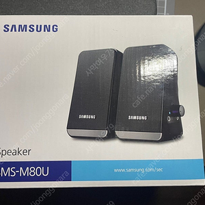 (신품)삼성전자 sms-m80u 2채널 스피커 팝니다.