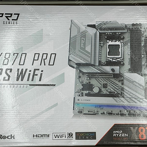 asrock X870 PRO RS WIFI 구매한달 새제품급 박풀세트