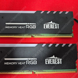 램 ddr4 8g×2(16g) rgb방열판 포함
