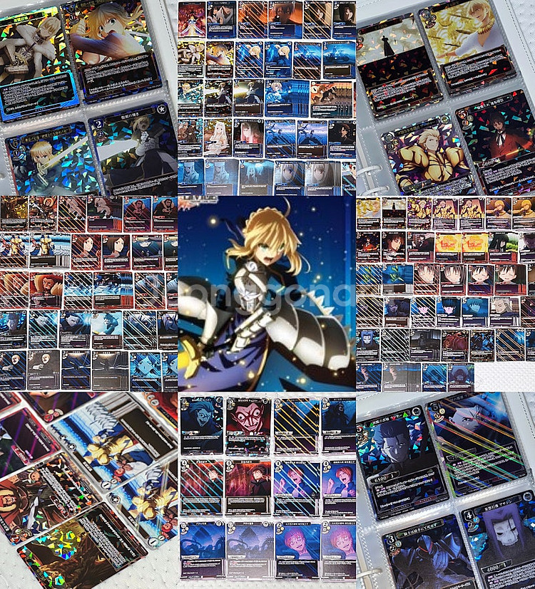 페이트제로 페그오 굿즈 빌디바이드 카드 세이버 아처 길가메쉬 토오사카린 토키오미 사쿠라 이리야 라이더 이스칸다르 웨...--0