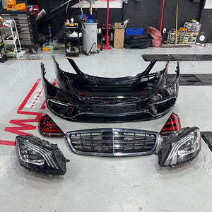 w222 s클래스 후기형 63amg 개조 중고부품 작업비포함