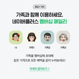 네이버플러스 멤버십(등록시~12월, 매년 갱신 기능)