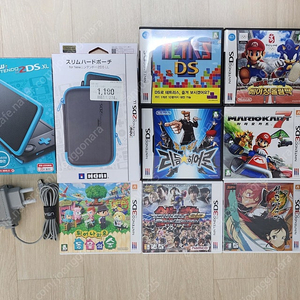 (전주) 닌텐도 2DS XL+소프트웨어+주변기기