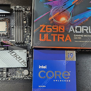 [CPU+MAIN BOARD] 13900K, Z690_GIGABYTE_AORUS ULTRA 팝니다.