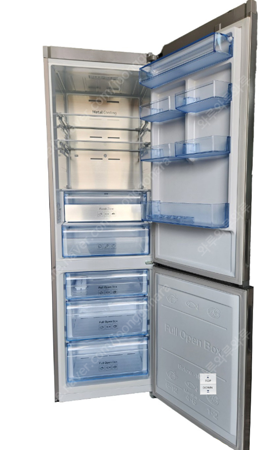삼성 냉장고 RB34K60057F / 투 도어 메탈 냉장고 350L /--4