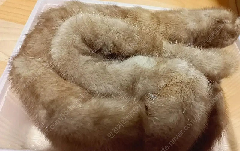 고급 모피 목도리 이미지