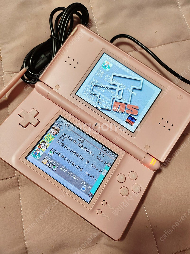 닌텐도DS Lite 핑크+r포칩 한국정발판--0