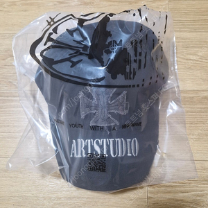 ETCE(이티씨이)/CROSS DESTROYED CAP (BLACK)/M