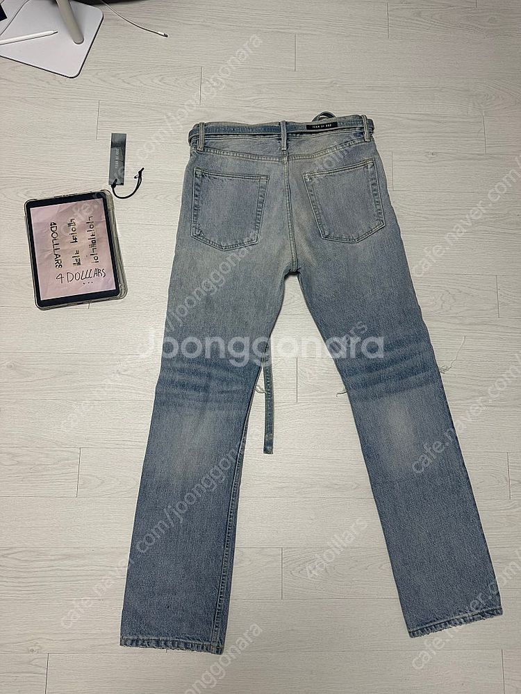 [32] 피어오브갓 6th 릴렉스드핏 디스트레스드 셀비...--1