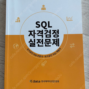 sql 자격검정 실전문제 노랭이 책 팔아요