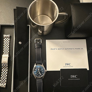 IWC 마크 20 청판 (브슬 + 스트랩) 판매