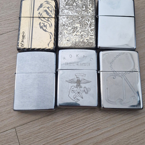 중고 지포라이터 6점 판매 zippo