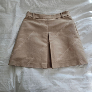 [앤유] / MAILI A-line skirt (Beige) 앤유 베이지 치마 (안에 바지있음) / 대구직거래, 편의점택배