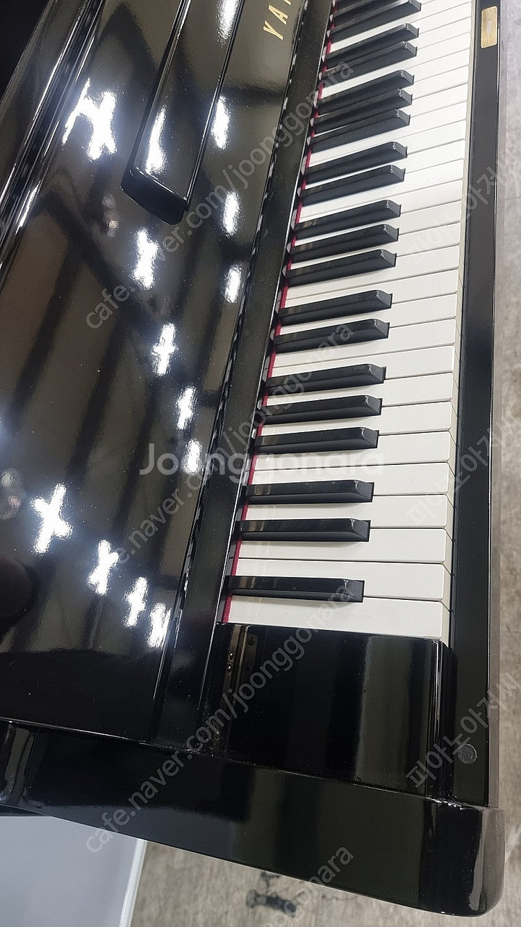 야마하피아노 U-1 블랙 made in japan--2